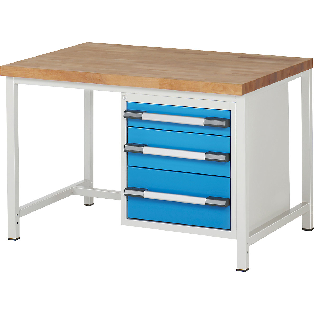 eurokraft pro 8000 Workbench Frame Construction Light Blue/Light Grey 1250x900mm 4