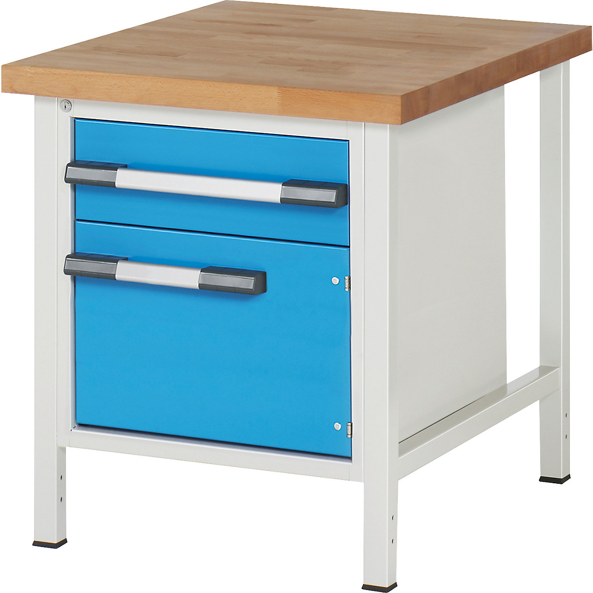 eurokraft pro Series 8000 Workbench Light Gray/Blue 750x900mm 2