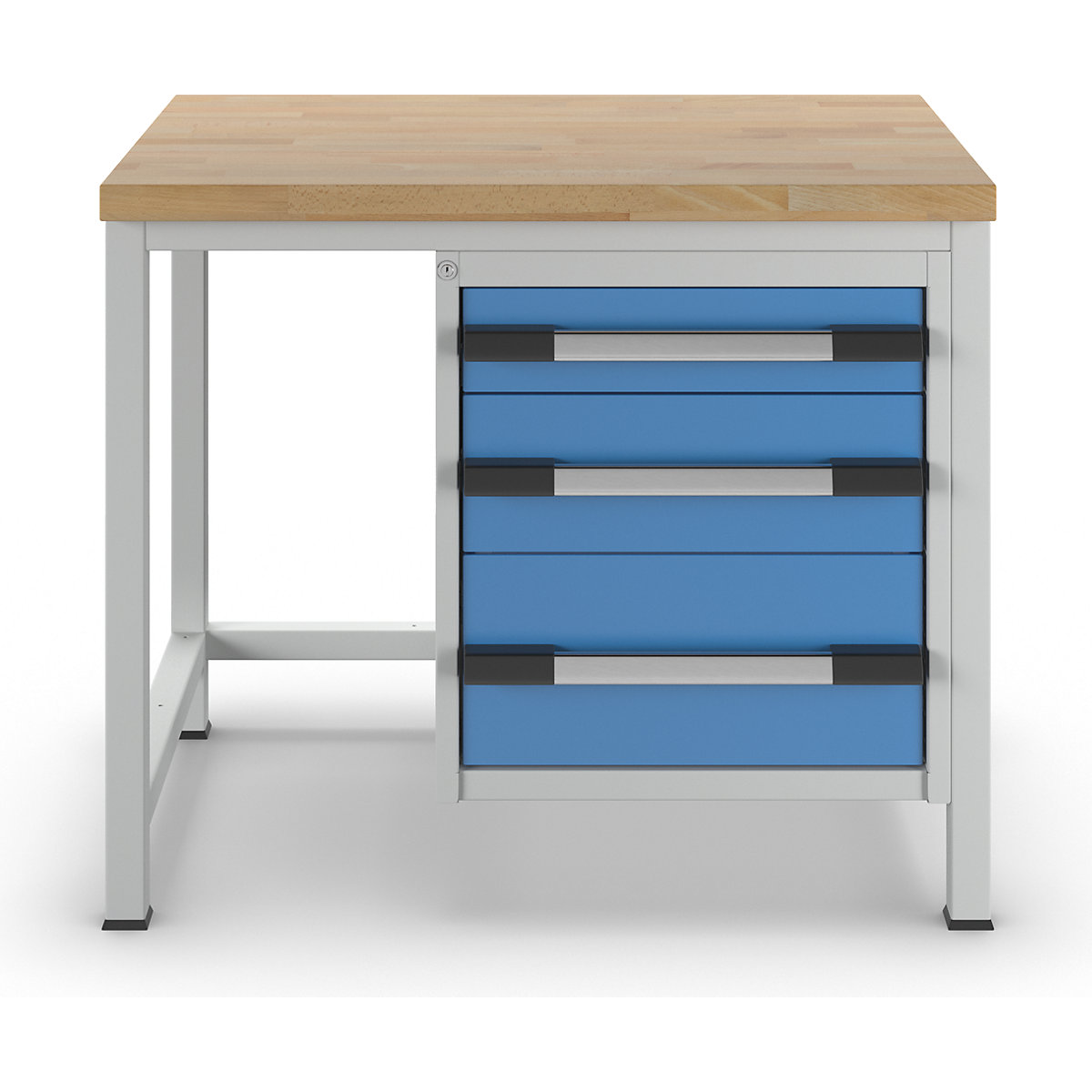 eurokraft pro Serie 8000 Workbench Light Blue/Light Gray 1000x700mm 10