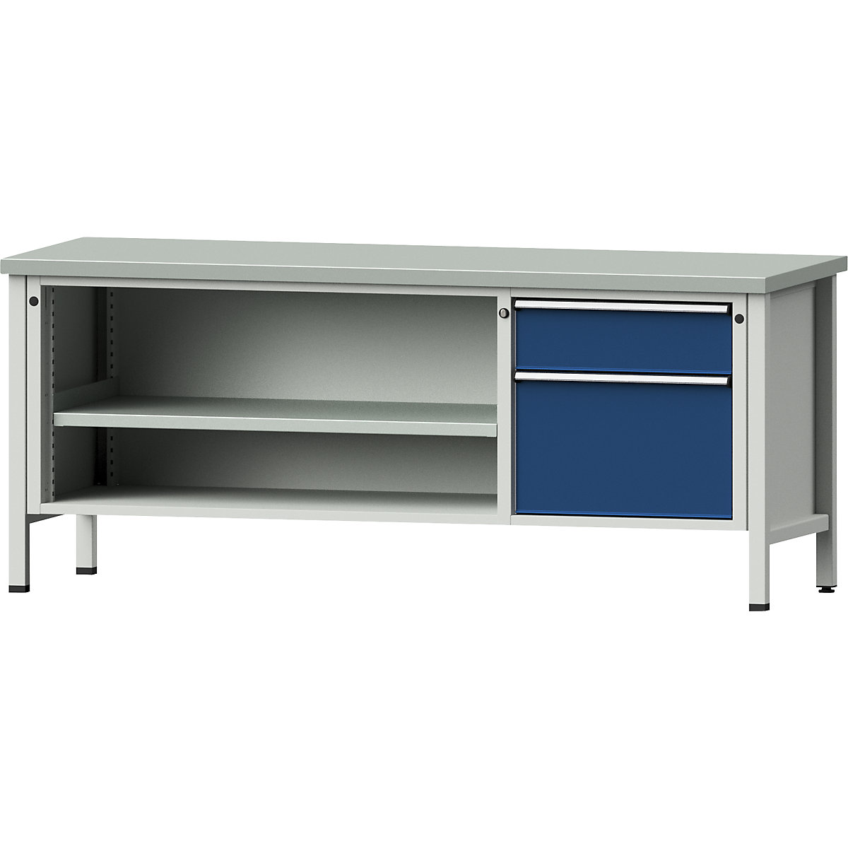 ANKE Serie V Workbench Steel Blue/Gray 2000x700x890mm 3