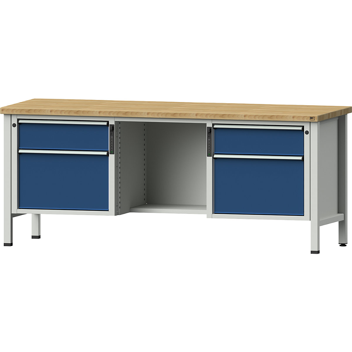ANKE Serie V Workbench Solid Beech Blue/Light Grey 3