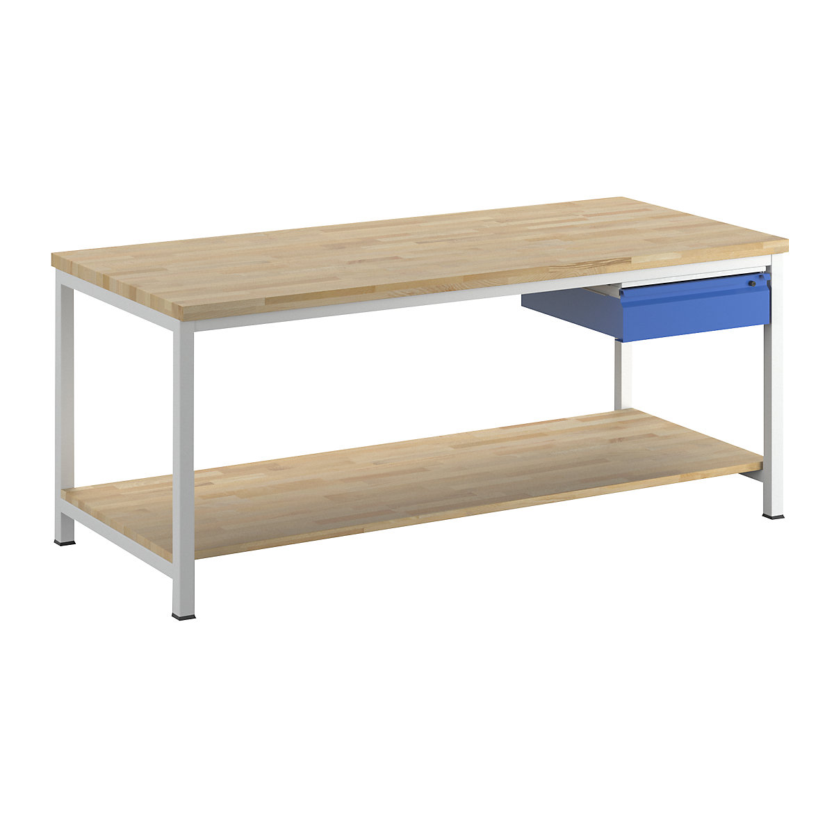 RAU Workbench Frame Construction Light Gray/Blue 2000x900x840 mm 3