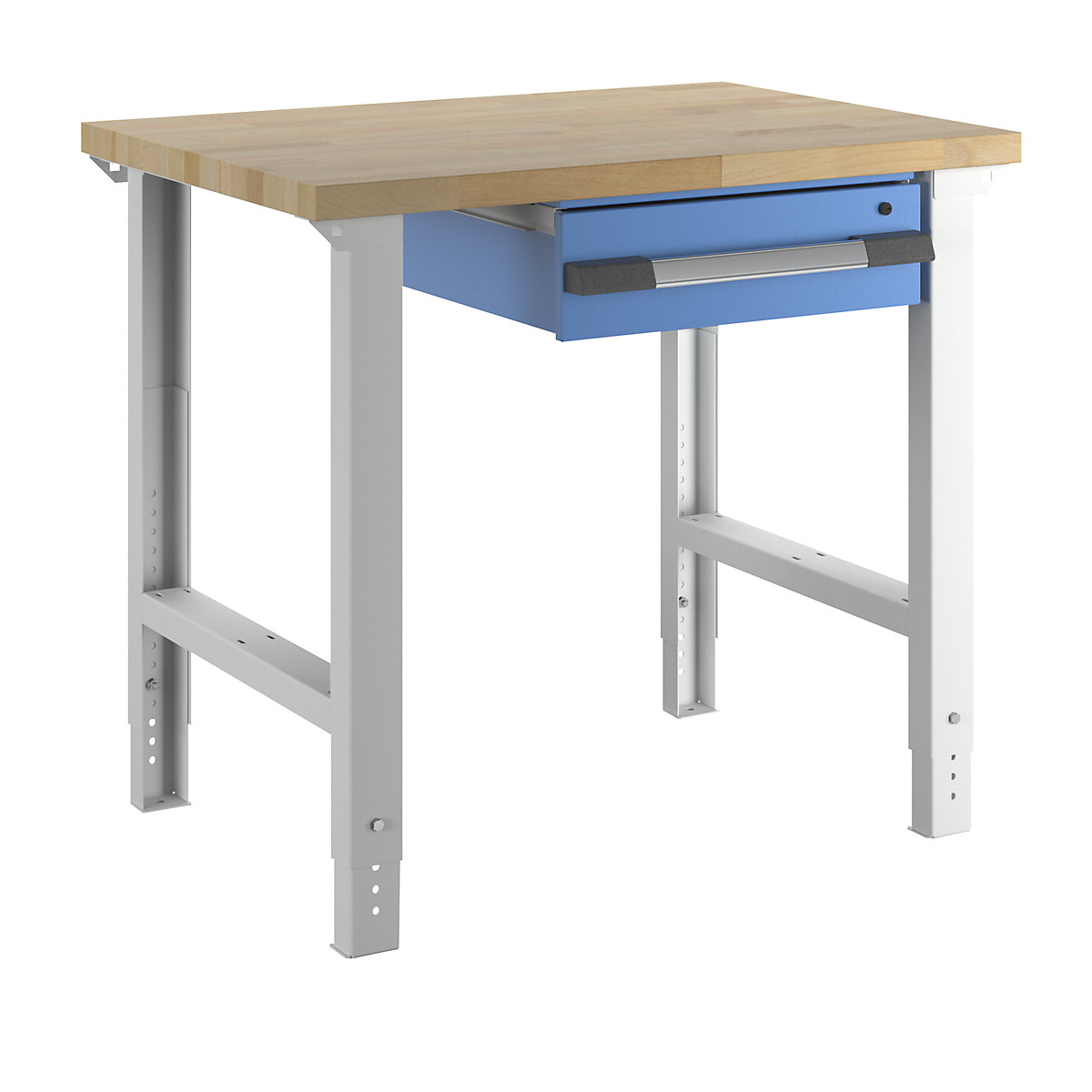 Werkbank mit Hängeschubladen, Baukastensystem Serie 7000 eurokraft pro