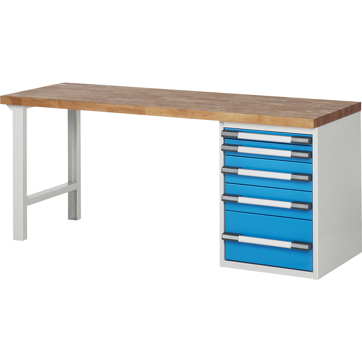 Werkbank mit Systemaufbau Serie 7000 eurokraft pro (Produktabbildung 4)-3