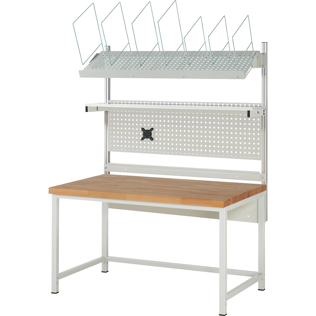 Werkbank mit Systemaufbau Serie 8000 eurokraft pro (Produktabbildung 4)-3