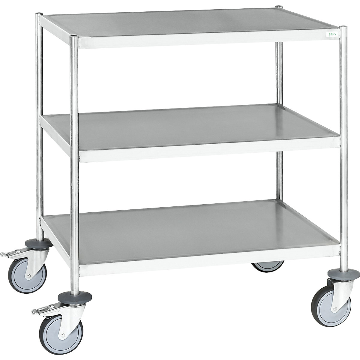 Edelstahl-Etagenwagen, verschweißt Kongamek