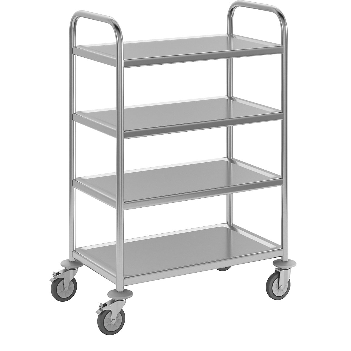 Edelstahl-Servierwagen eurokraft basic