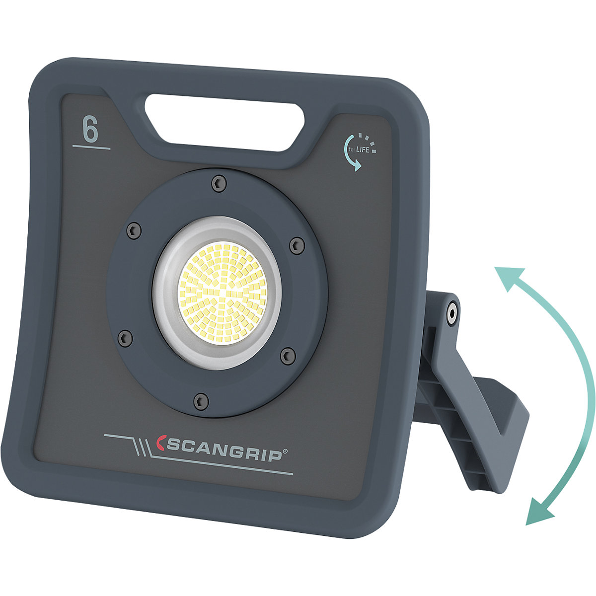 LED-Baustrahler NOVA 6 forLIFE SCANGRIP (Produktabbildung 3)-2