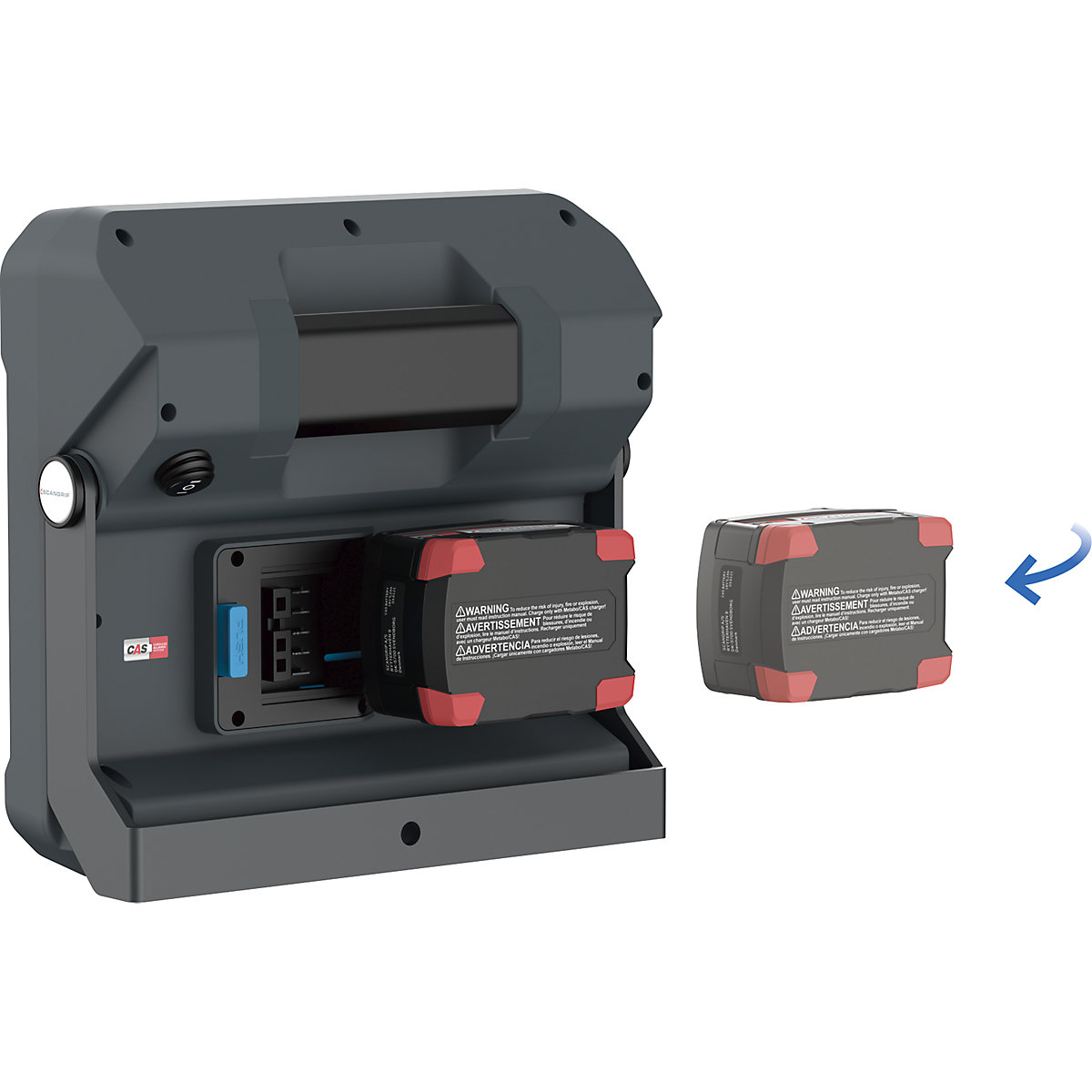 LED-Baustrahler VEGA 4 CONNECT SCANGRIP (Produktabbildung 3)-2
