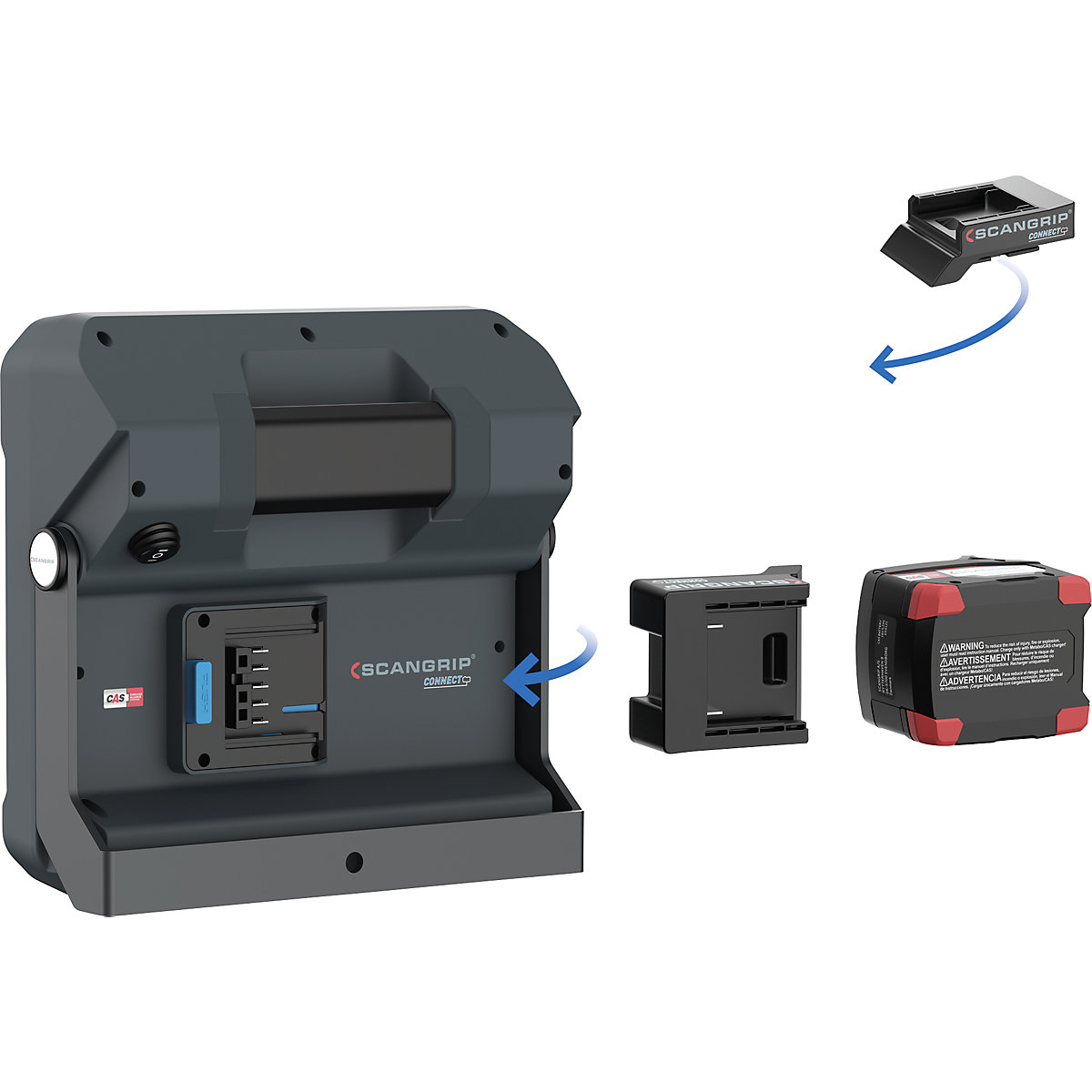 LED-Baustrahler VEGA 4 CONNECT SCANGRIP (Produktabbildung 12)-11