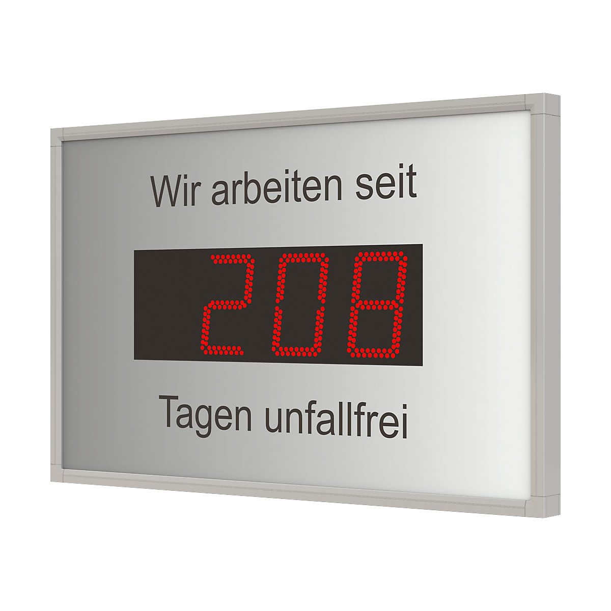 Außen-LED-Anzeige, Unfallfreie Tage (Produktabbildung 2)-1