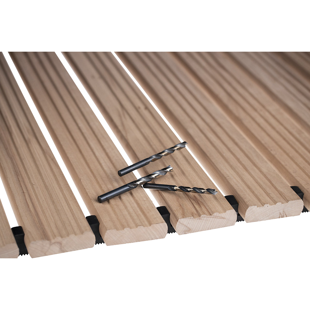 Holzlaufrost Yoga, Buche hell, pro lfd. m Miltex (Produktabbildung 2)-1