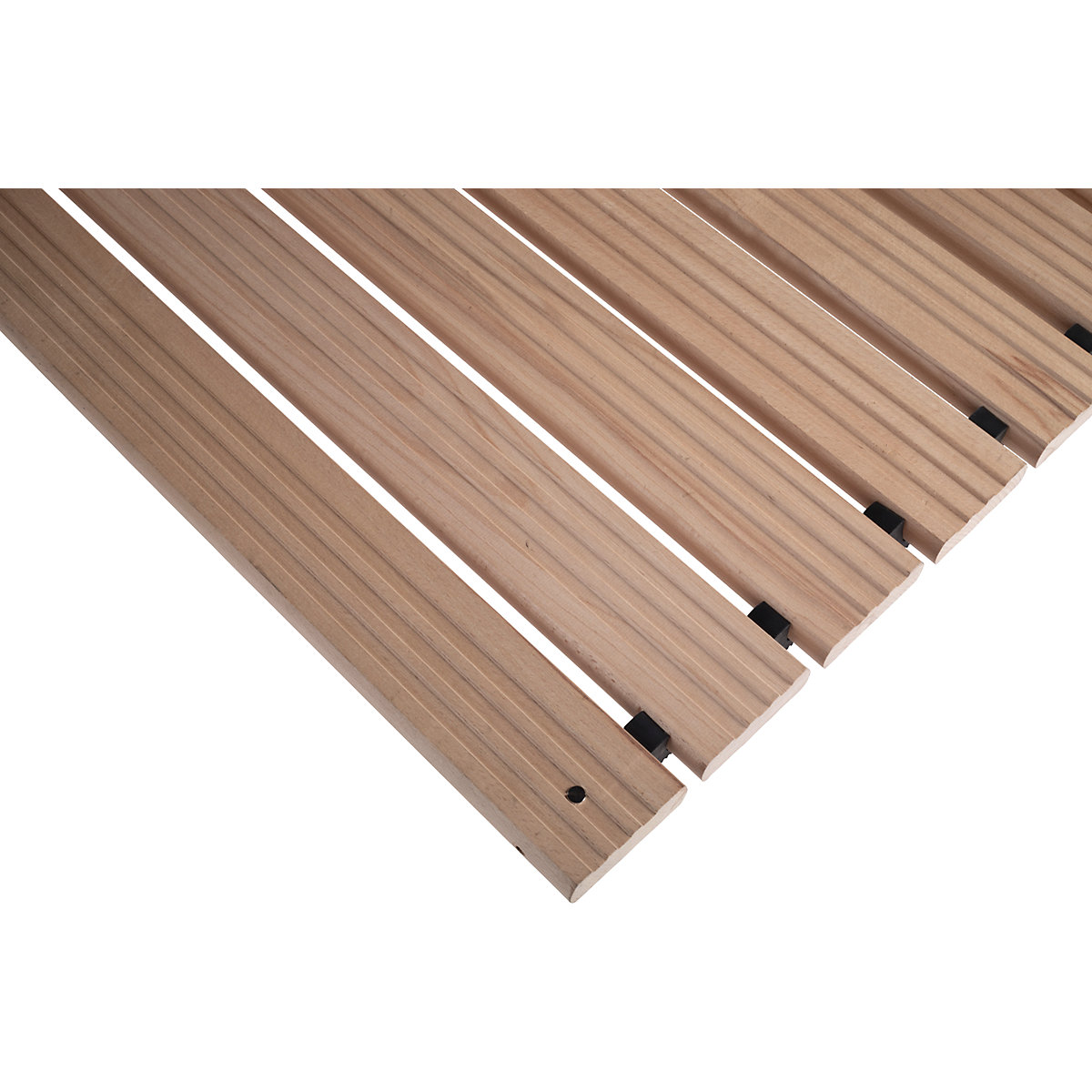 Holzlaufrost Yoga, Buche hell, pro lfd. m Miltex (Produktabbildung 3)-2