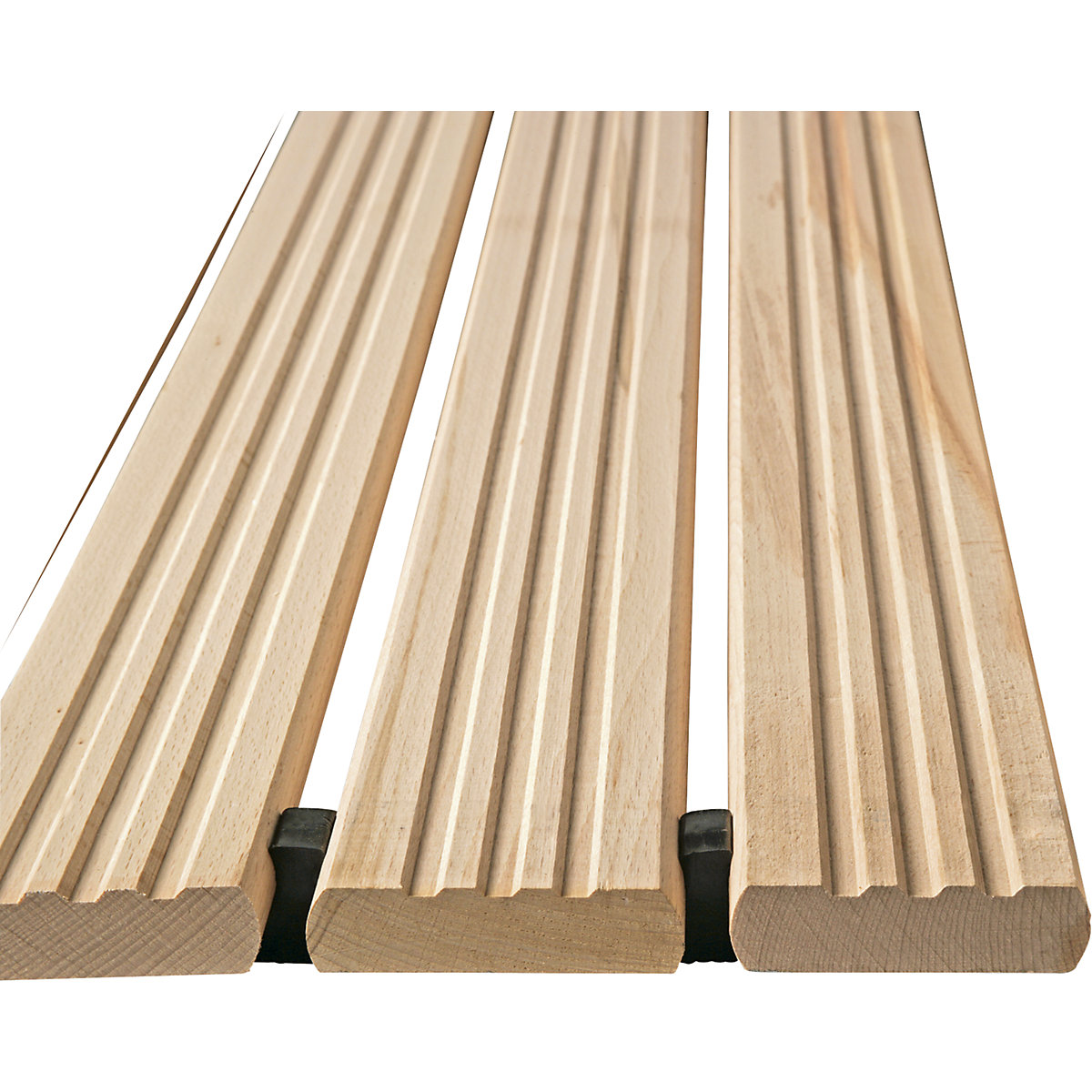 Holzlaufrost Yoga, Buche hell, pro lfd. m Miltex (Produktabbildung 4)-3