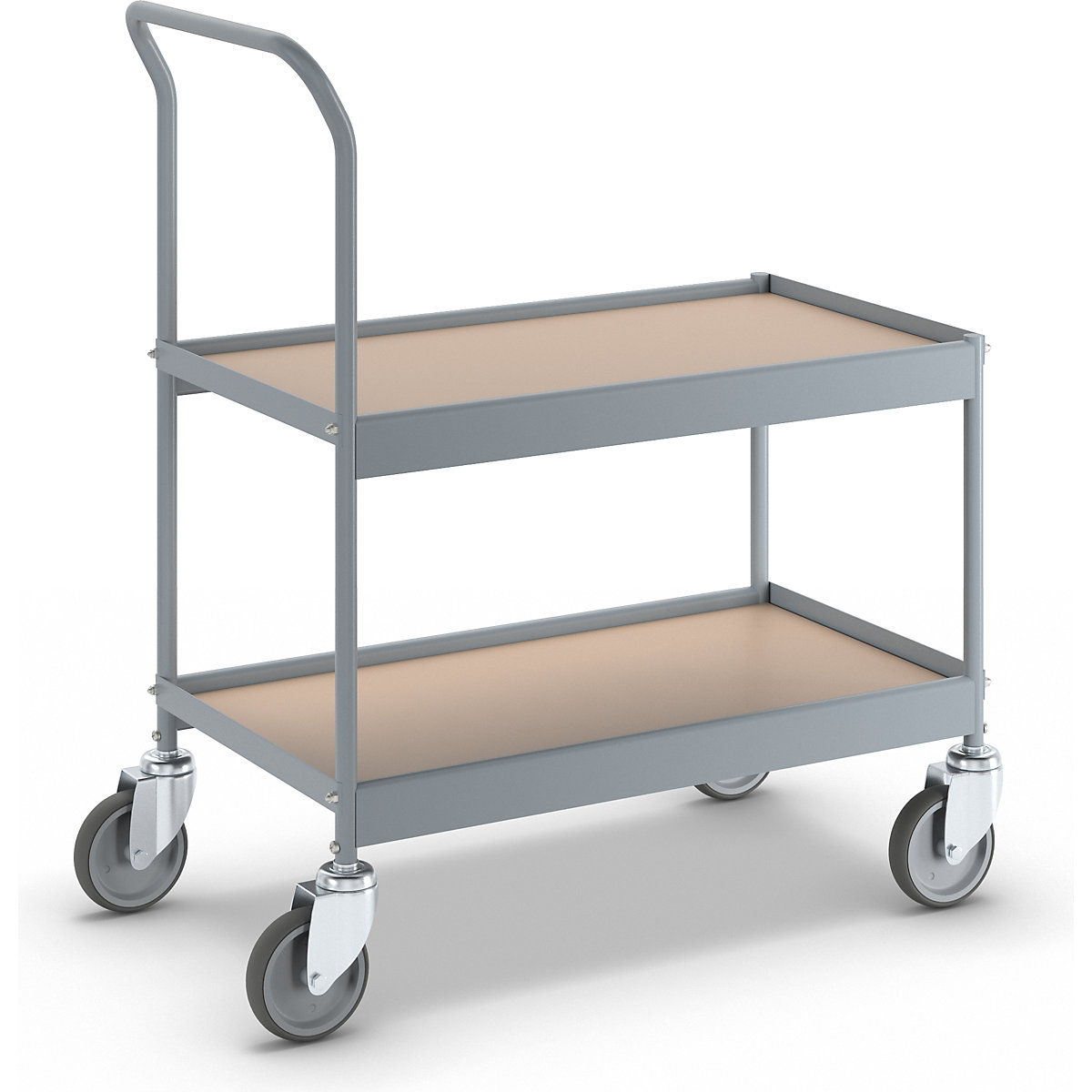 eurokraft pro Clearing Cart Silver/Beech 84x47x95cm 3