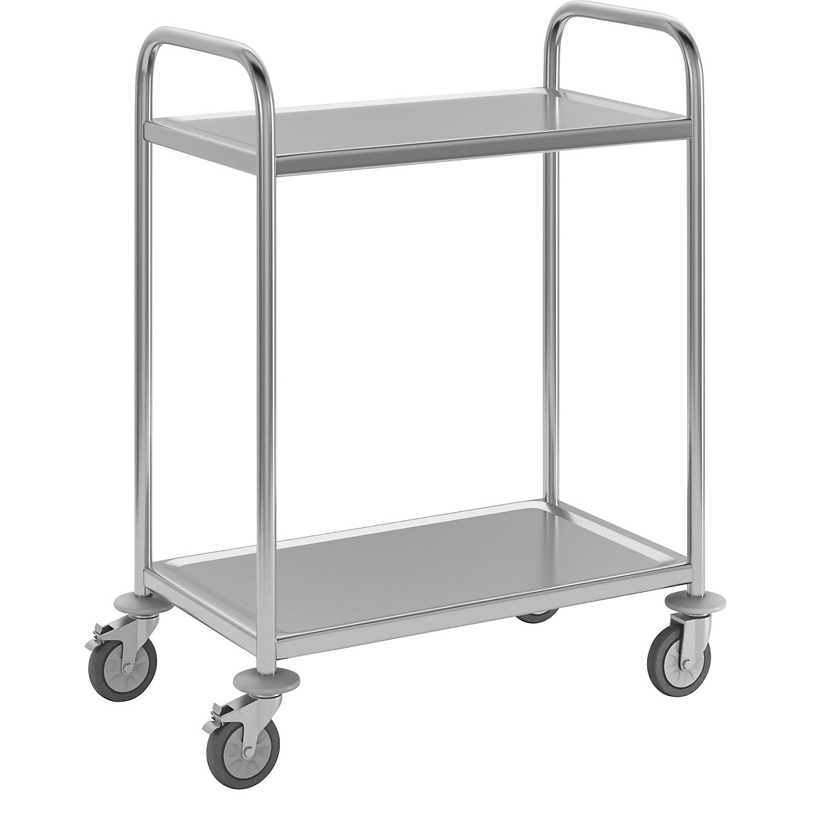 Edelstahl-Servierwagen eurokraft basic