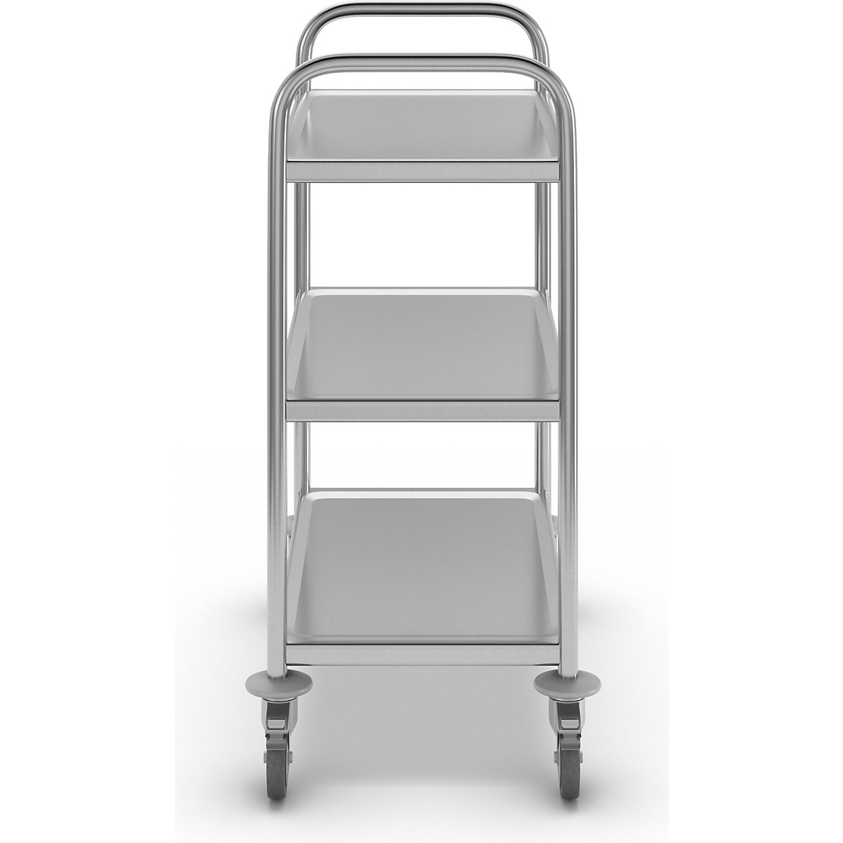 Edelstahl-Servierwagen eurokraft basic (Produktabbildung 6)-5