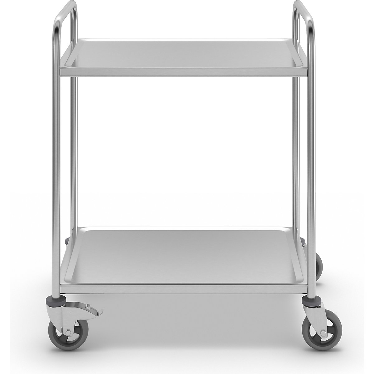 kaiserkirk Stainless Steel Serving Cart 2 Tiers Silver 5