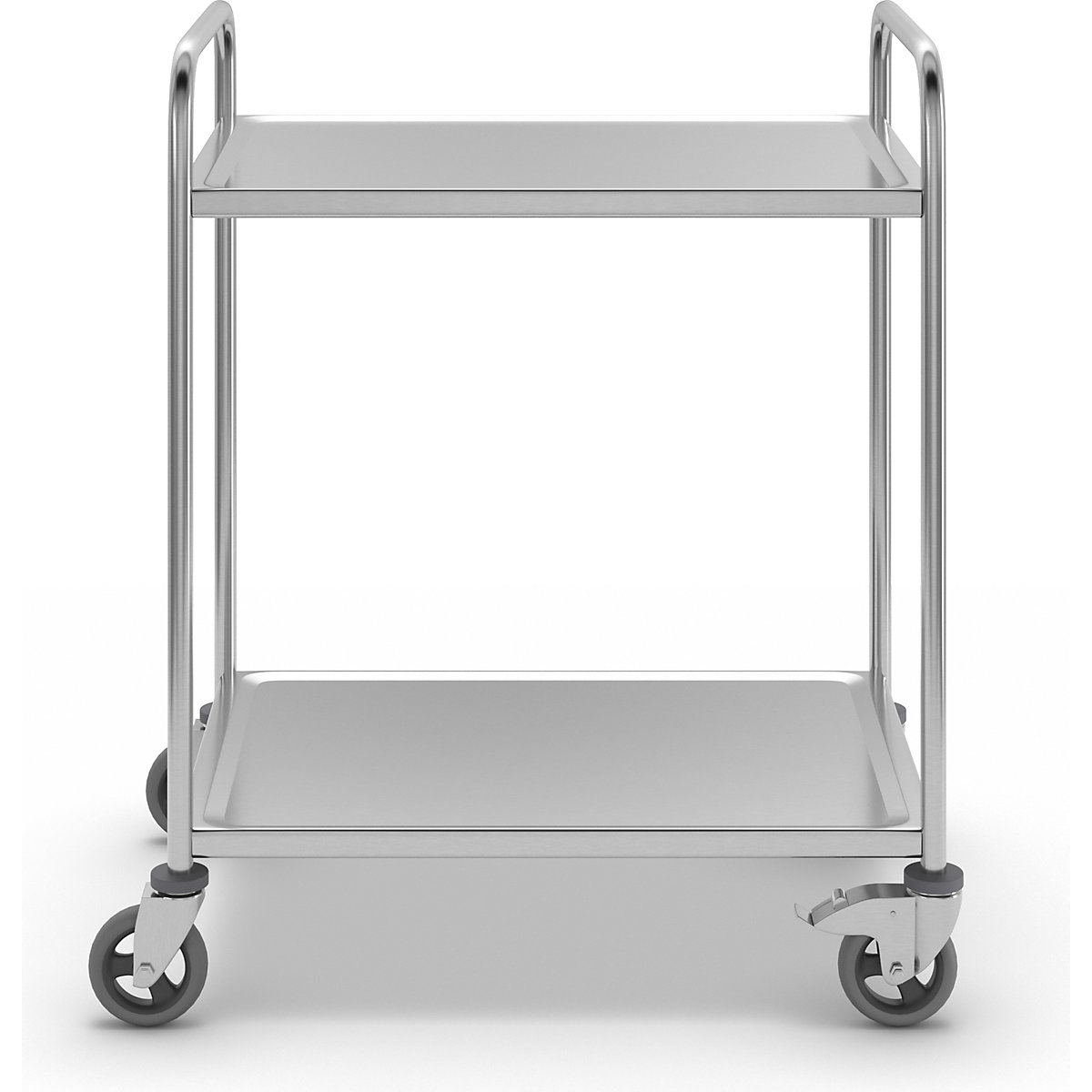 kaiserkirk Stainless Steel Serving Cart 2 Tiers Silver 7