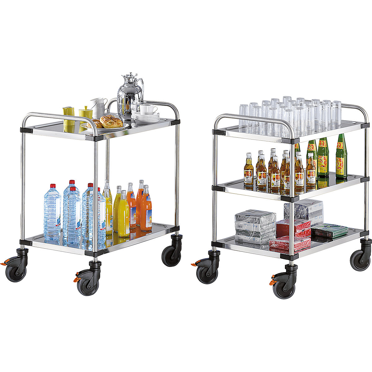 Edelstahl-Tischwagen VARITHEK SERVO+ (Produktabbildung 2)-1