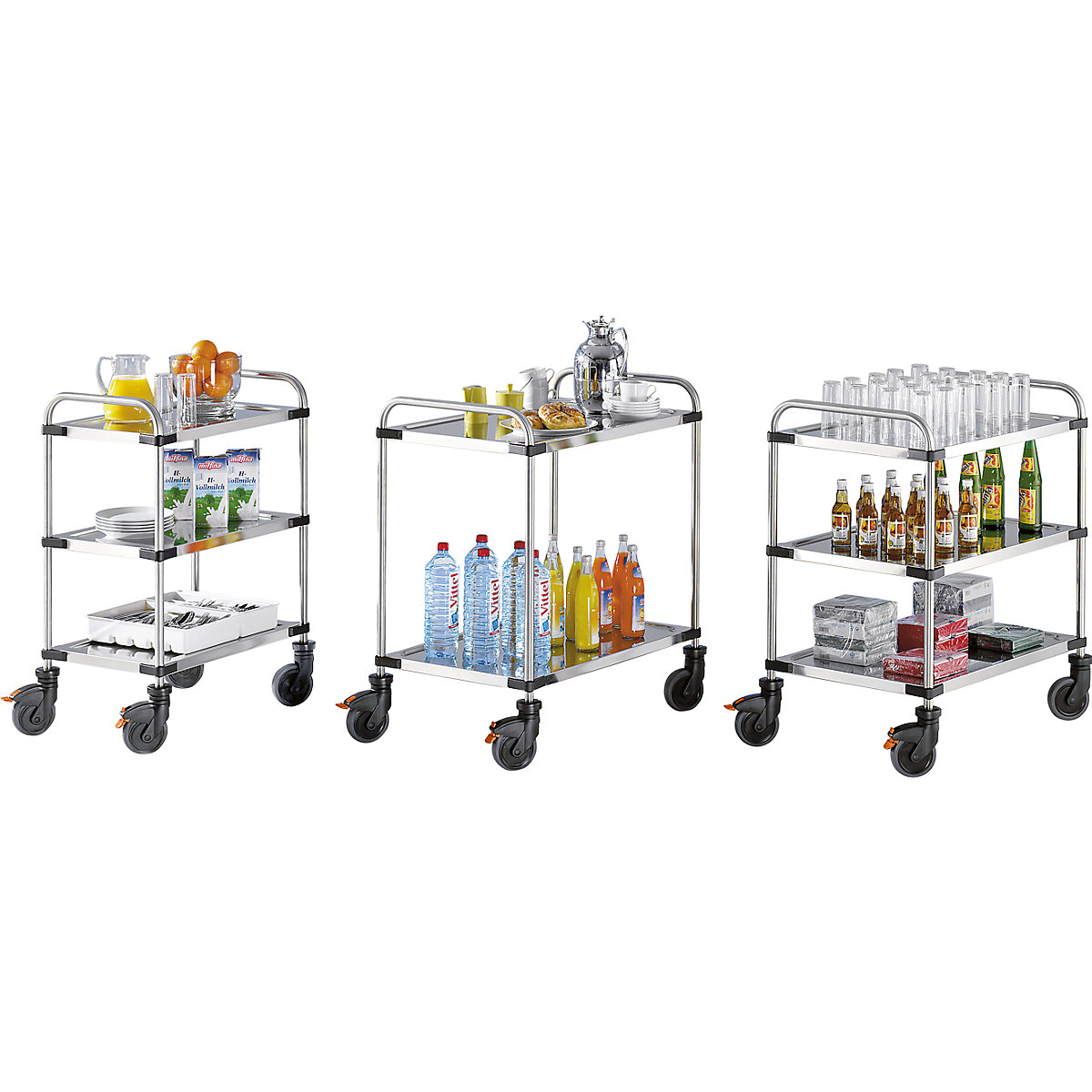 Edelstahl-Tischwagen VARITHEK SERVO+ (Produktabbildung 3)-2