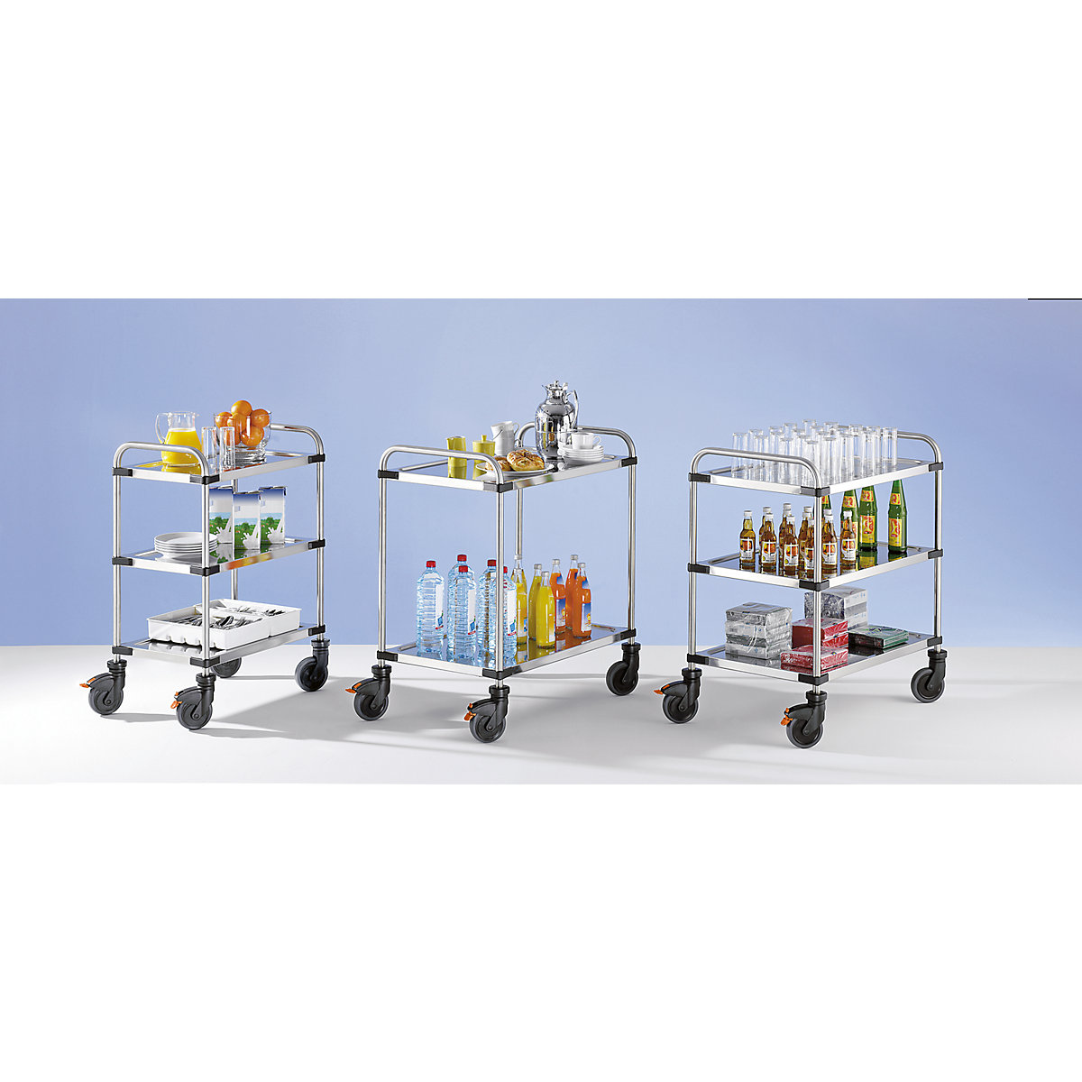 Edelstahl-Tischwagen VARITHEK SERVO+ (Produktabbildung 3)-2