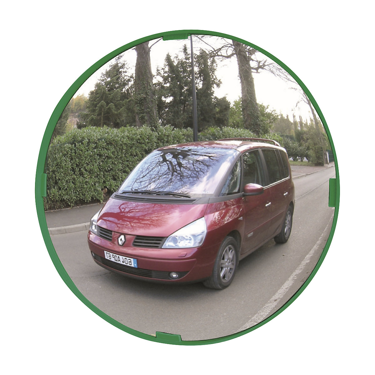 P.A.S. Vialux Multi-purpose Mirror Round Green 400mm 3