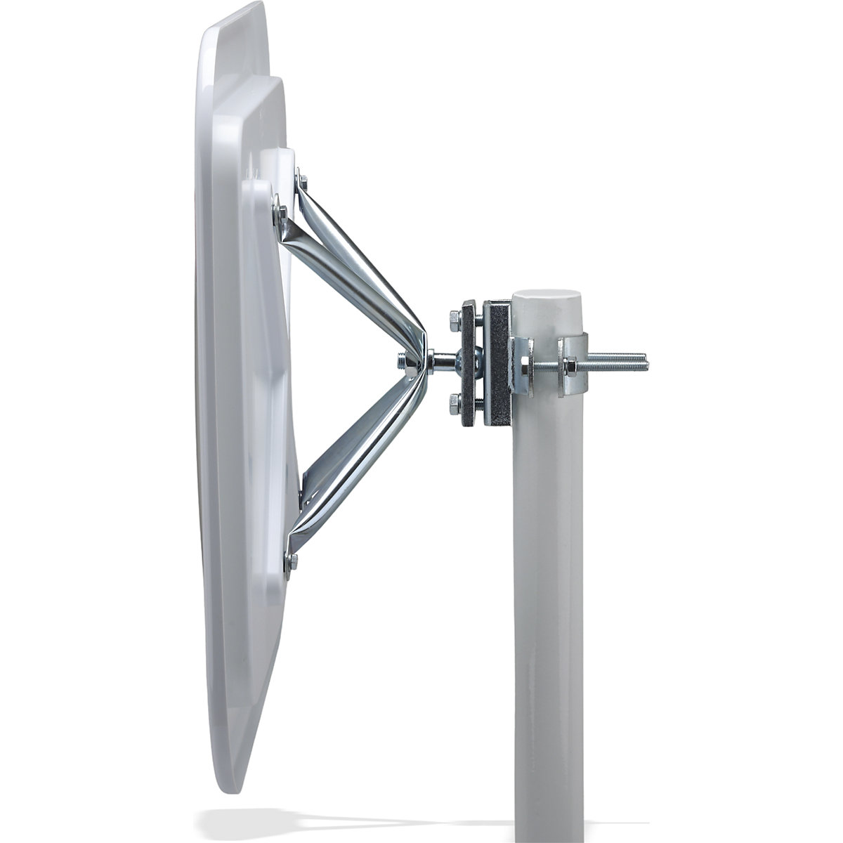 Dan-MIRROR Rectangular Industrial Mirror White 60x80 cm 8