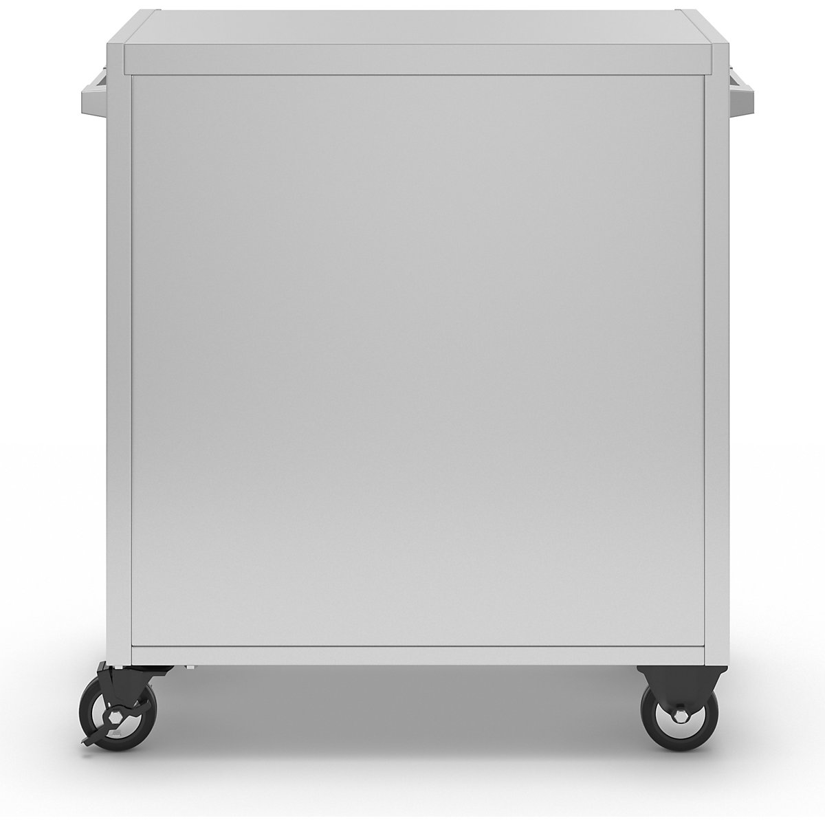 Edelstahl-Schubladenrollwagen (Produktabbildung 7)-6