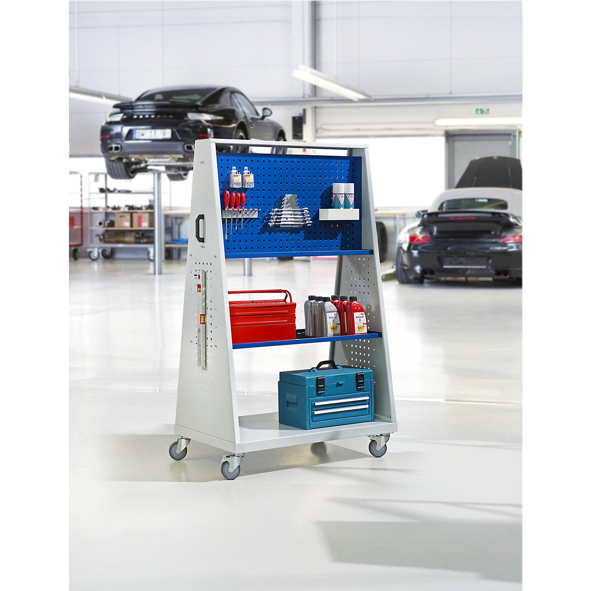 Werkzeug- und Materialwagen eurokraft basic (Produktabbildung 2)-1