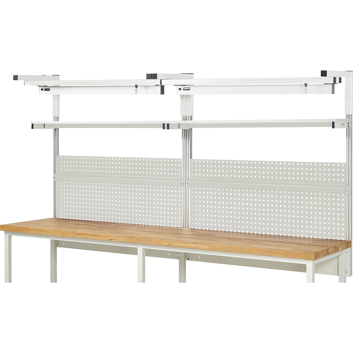 System-Aufbau-Komplettset 4 RAU, für Werkbank, Breite 3000 mm-6