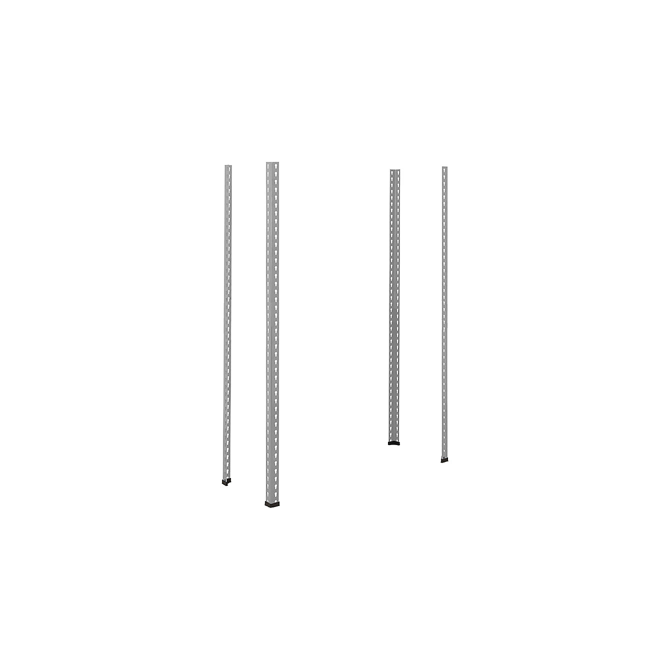 BiG400 Racking 1677h Upright Posts Silver x 4 | BiGDUG