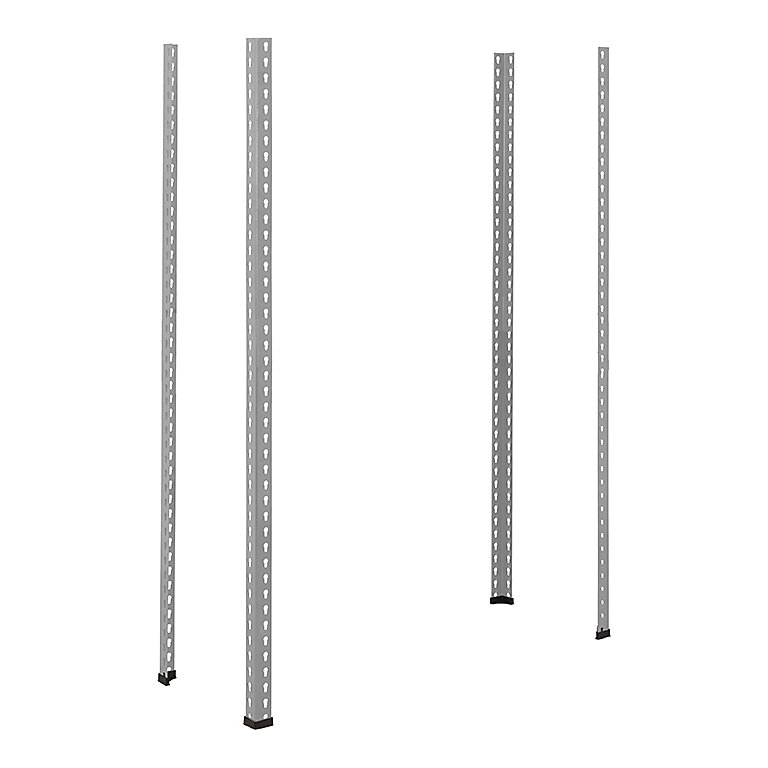BiG400 Racking 1677h Upright Posts Silver x 4 | BiGDUG