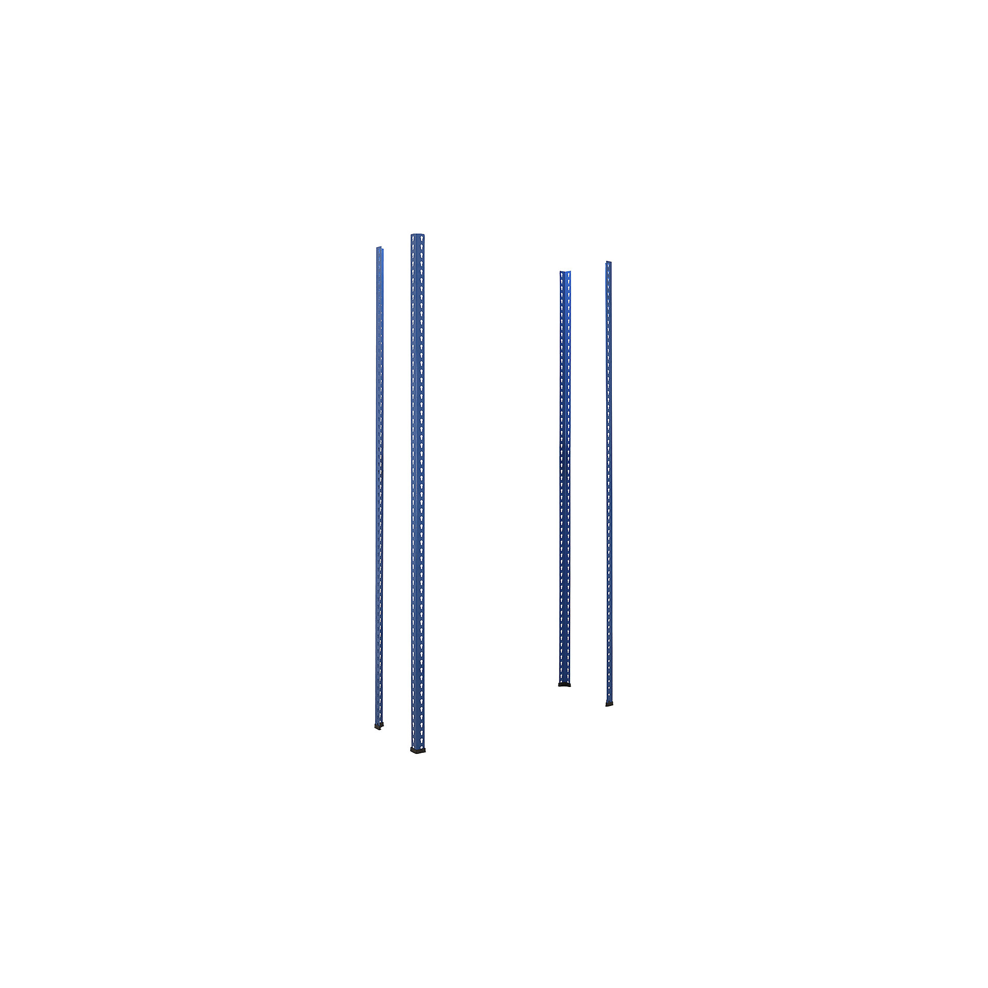 BiG400 Racking 2440h Upright Posts Blue x 4 | BiGDUG