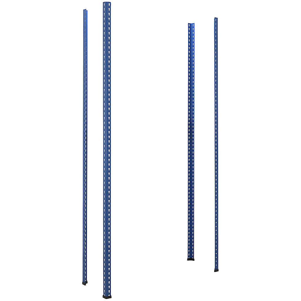 Blue Upright Racking BiG400 Racking 2440h Upright Posts Blue x 4 | BiGDUG