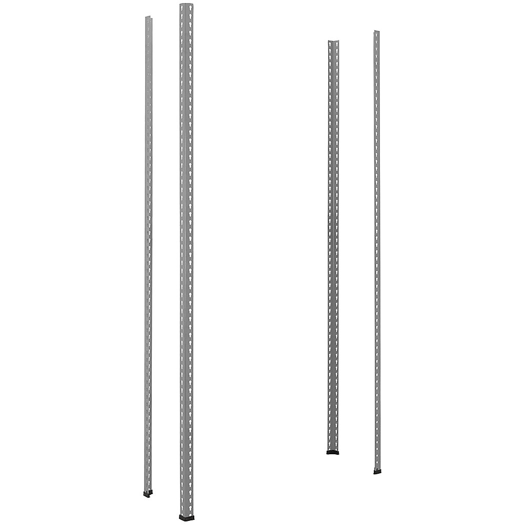 BiG400 Racking 2440h Upright Posts Silver x 4 | BiGDUG