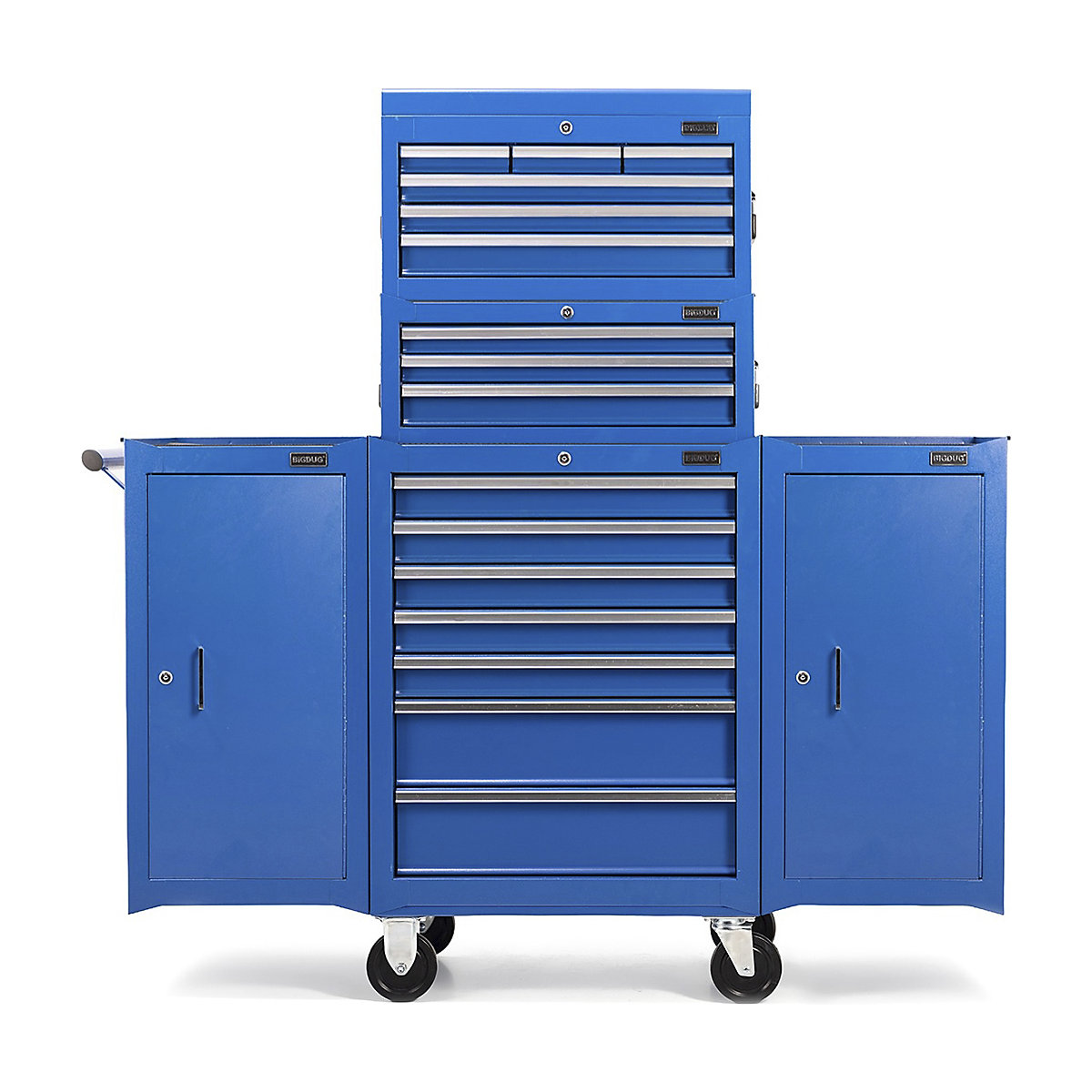 BiGDUG Essentials 27" Tool Chest Set with 7 Drawer Roller Cabinet, Mid ...