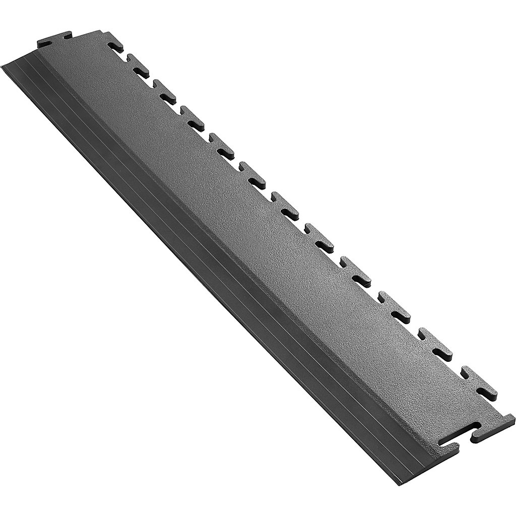 Integrated Edge Ramp Industrial Tile Floor Edging Ramps | Interlocking Floor Tiles | BiGDUG
