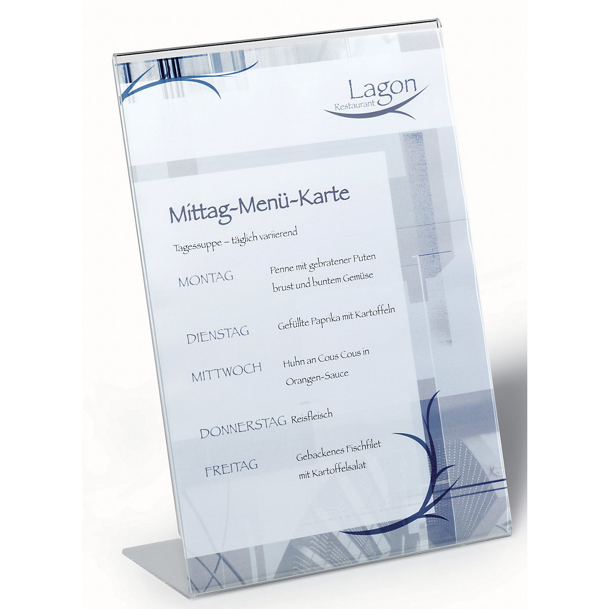 Stativ de prezentare din material acrilic &ndash; DURABLE