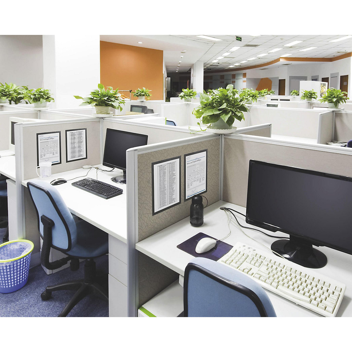 Ramă cu folie DURAFRAME® GRIP A4, cu benzi cu arici – DURABLE (Imagine produs 3)-2