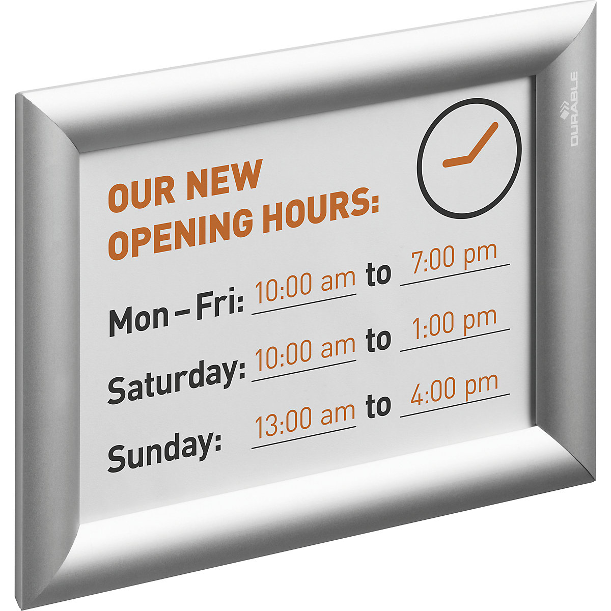 Rame pliabile, aluminiu – DURABLE (Imagine produs 4)-3