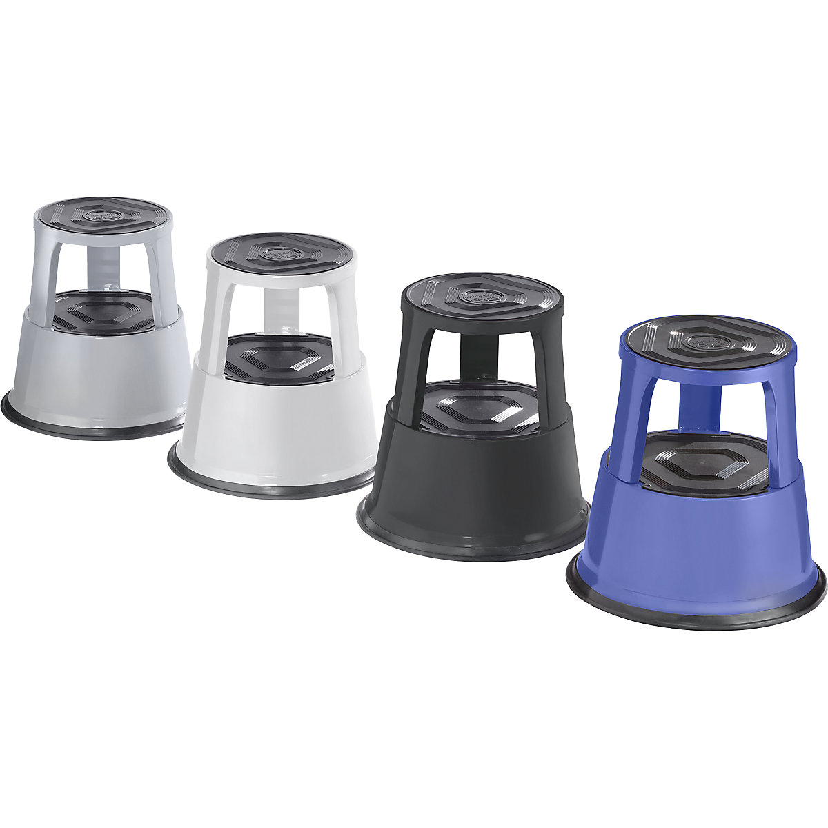 Taburet cu role din tablă stabilă de oțel – eurokraft pro (Imagine produs 4)-3