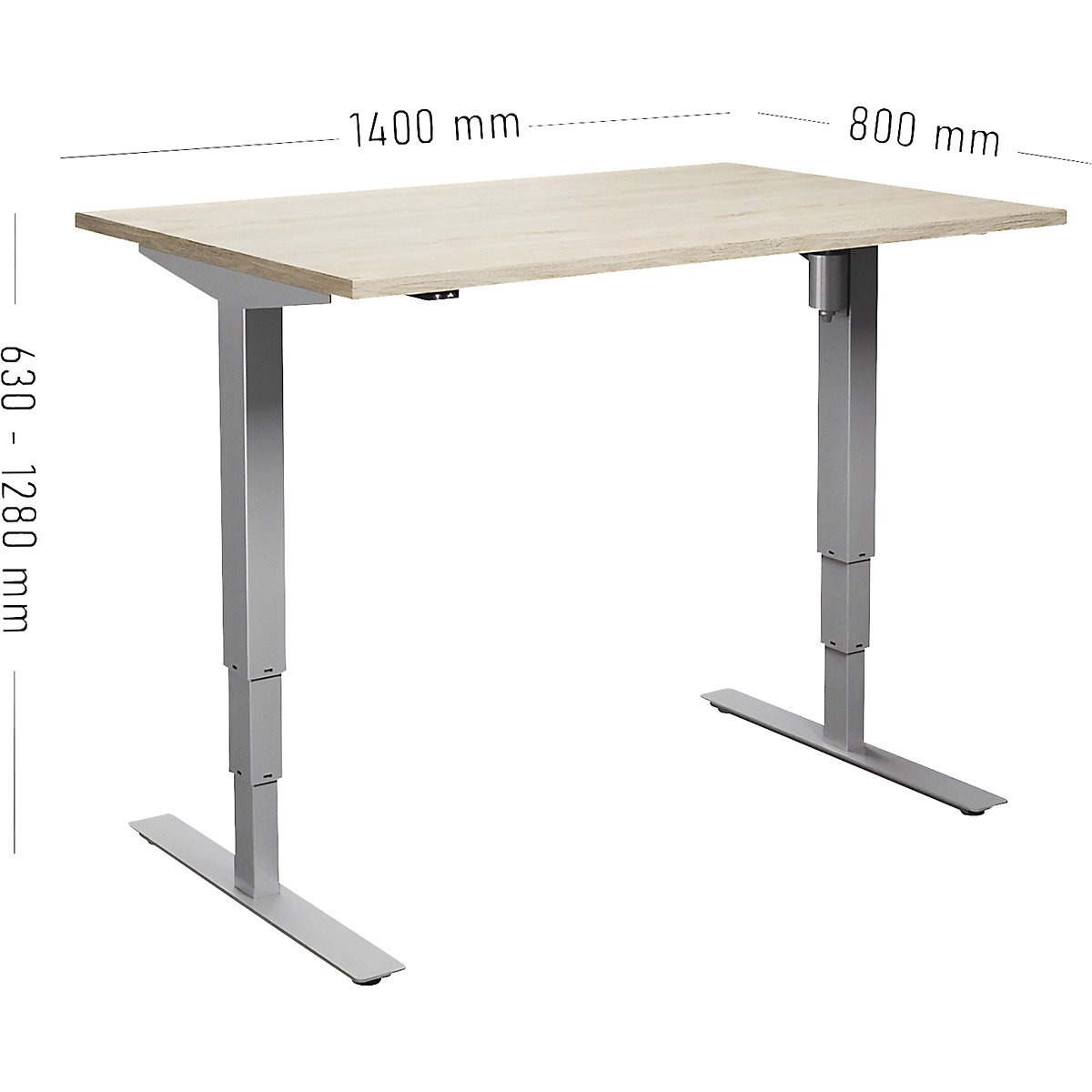 Birou Atlanta, înălțime reglabilă electric (Imagine produs 6)-5