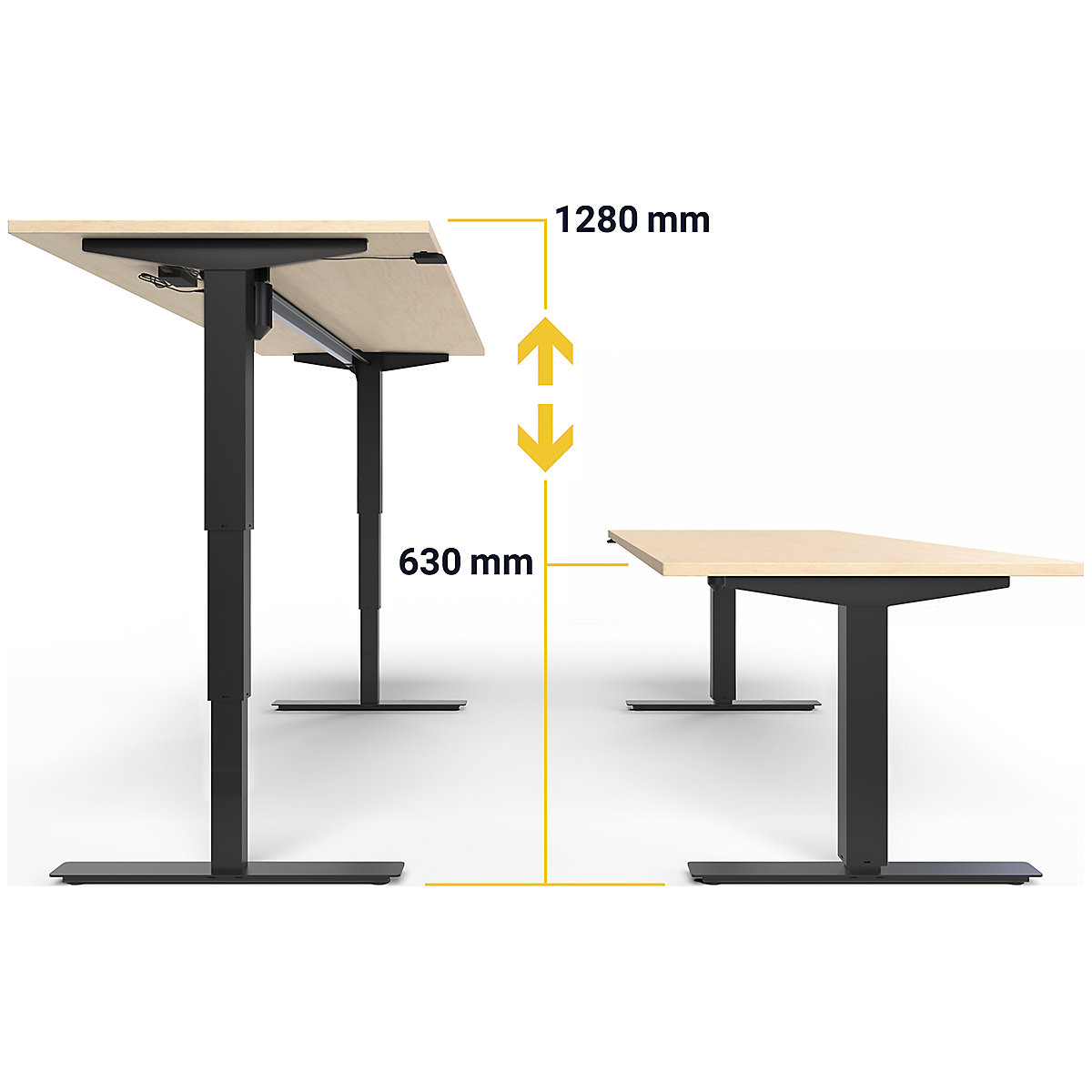 Birou Atlanta, înălțime reglabilă electric (Imagine produs 9)-8