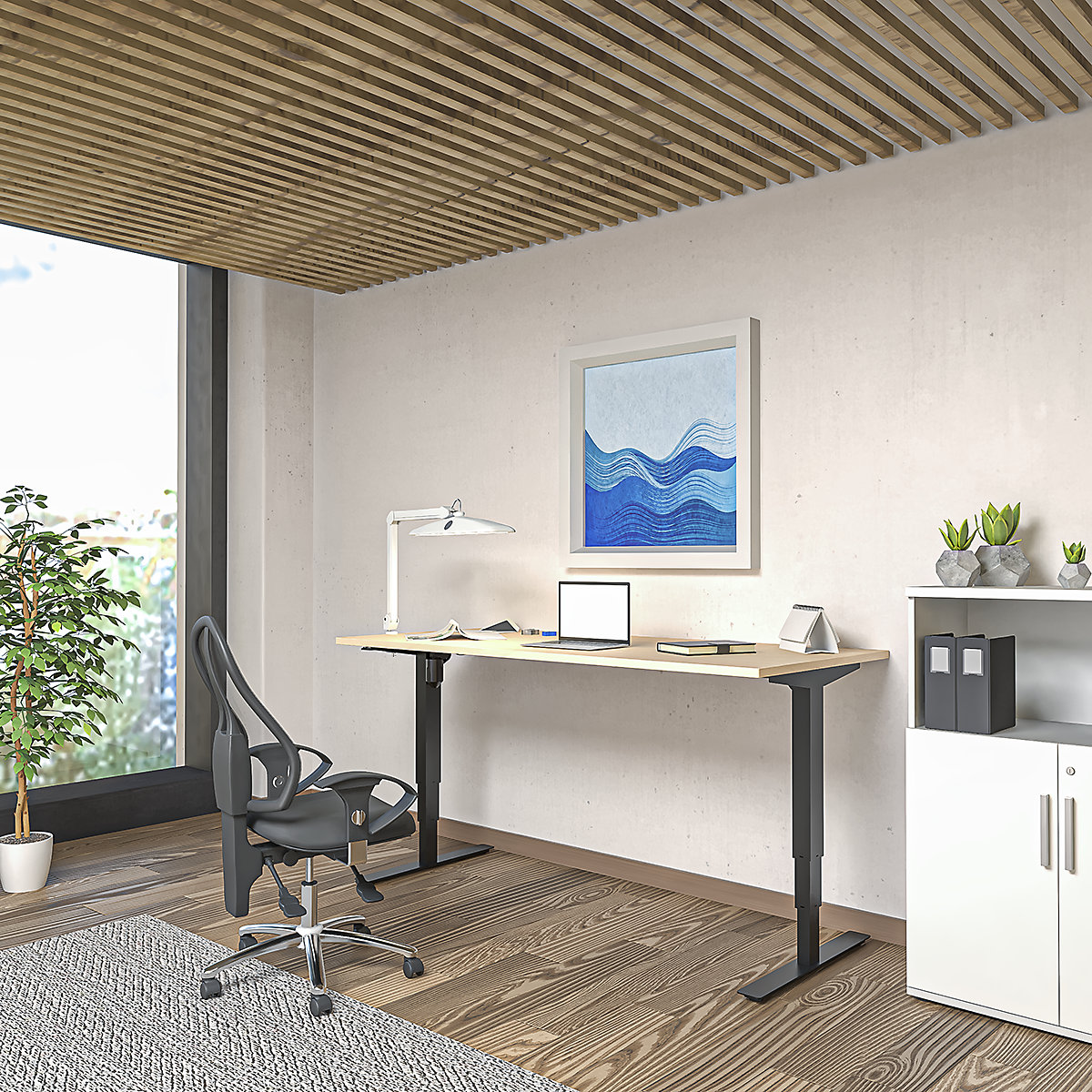 Birou Atlanta, înălțime reglabilă electric (Imagine produs 12)-11