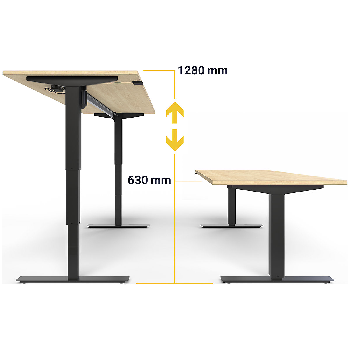 Birou Atlanta, înălțime reglabilă electric (Imagine produs 9)-8