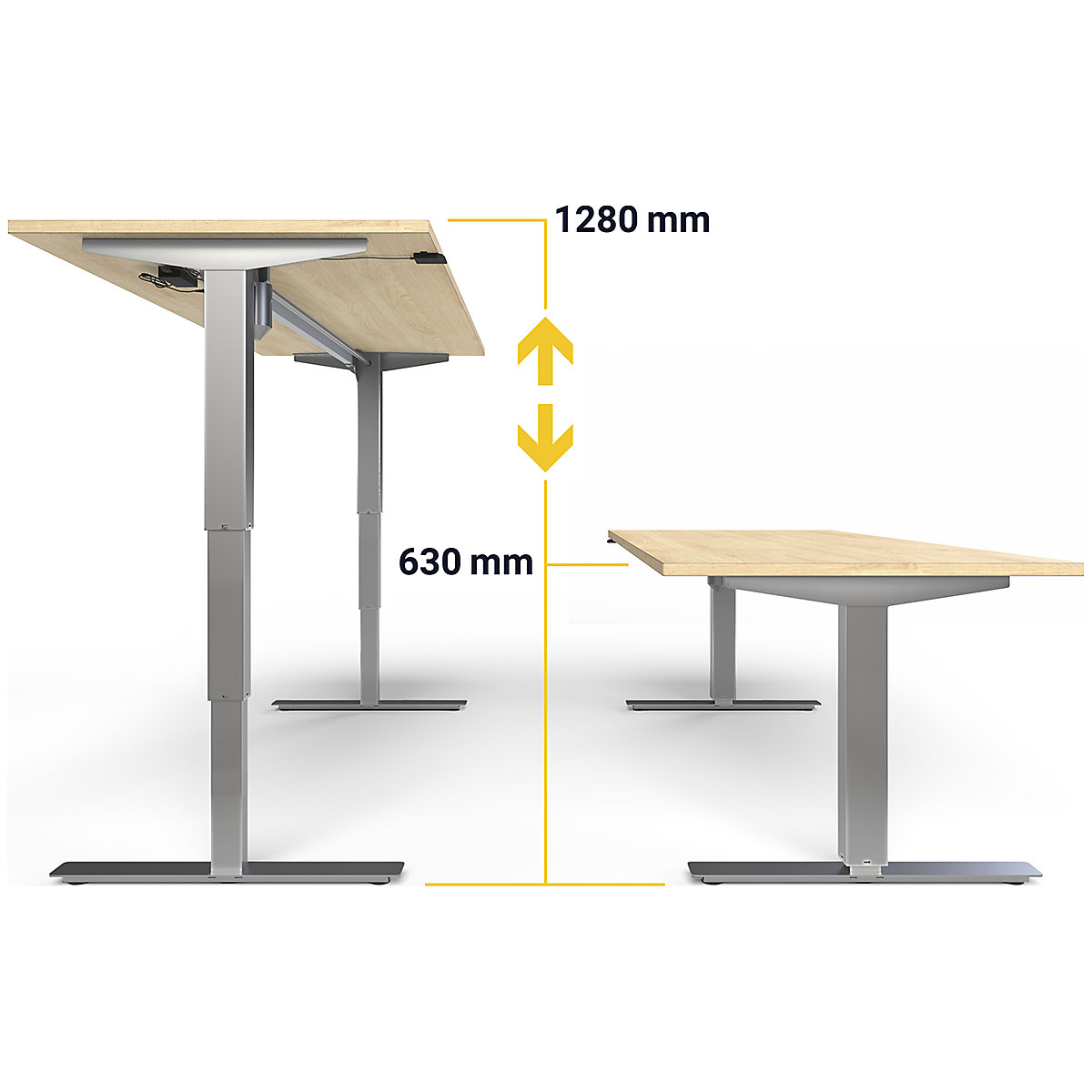 Birou Atlanta, înălțime reglabilă electric (Imagine produs 9)-8