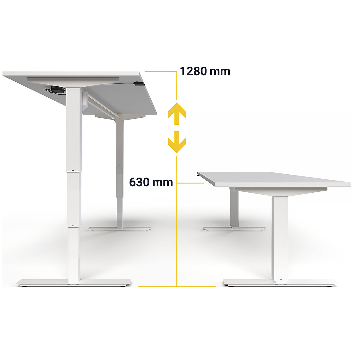 Birou Atlanta, înălțime reglabilă electric (Imagine produs 13)-12