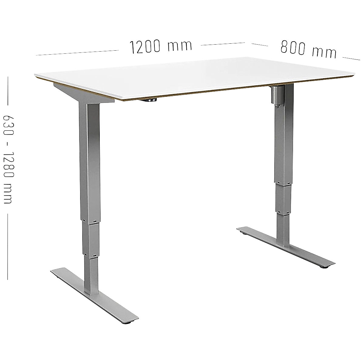 Birou Atlanta Trend, înălțime reglabilă electric (Imagine produs 7)-6