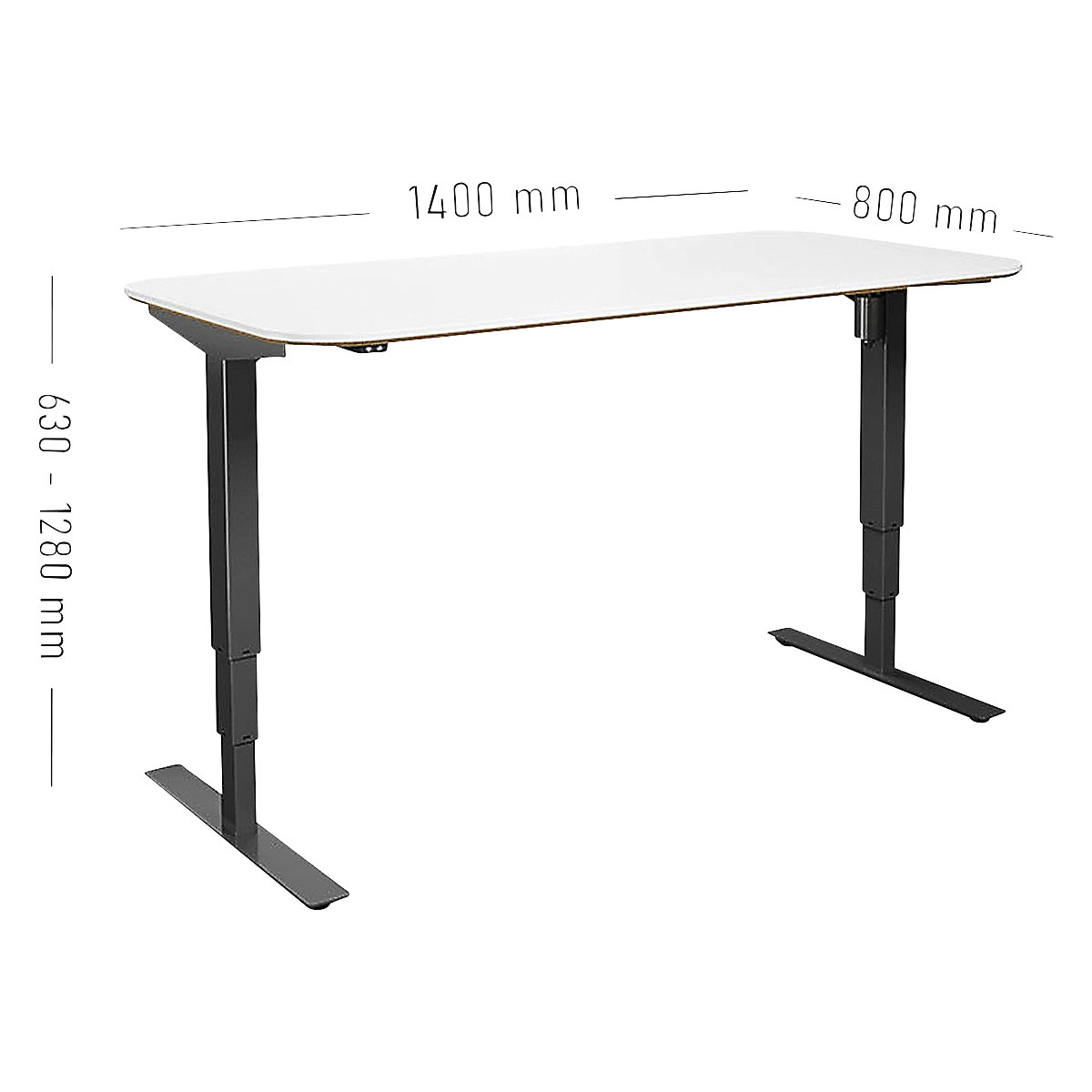Birou Atlanta Trend, înălțime reglabilă electric (Imagine produs 7)-6